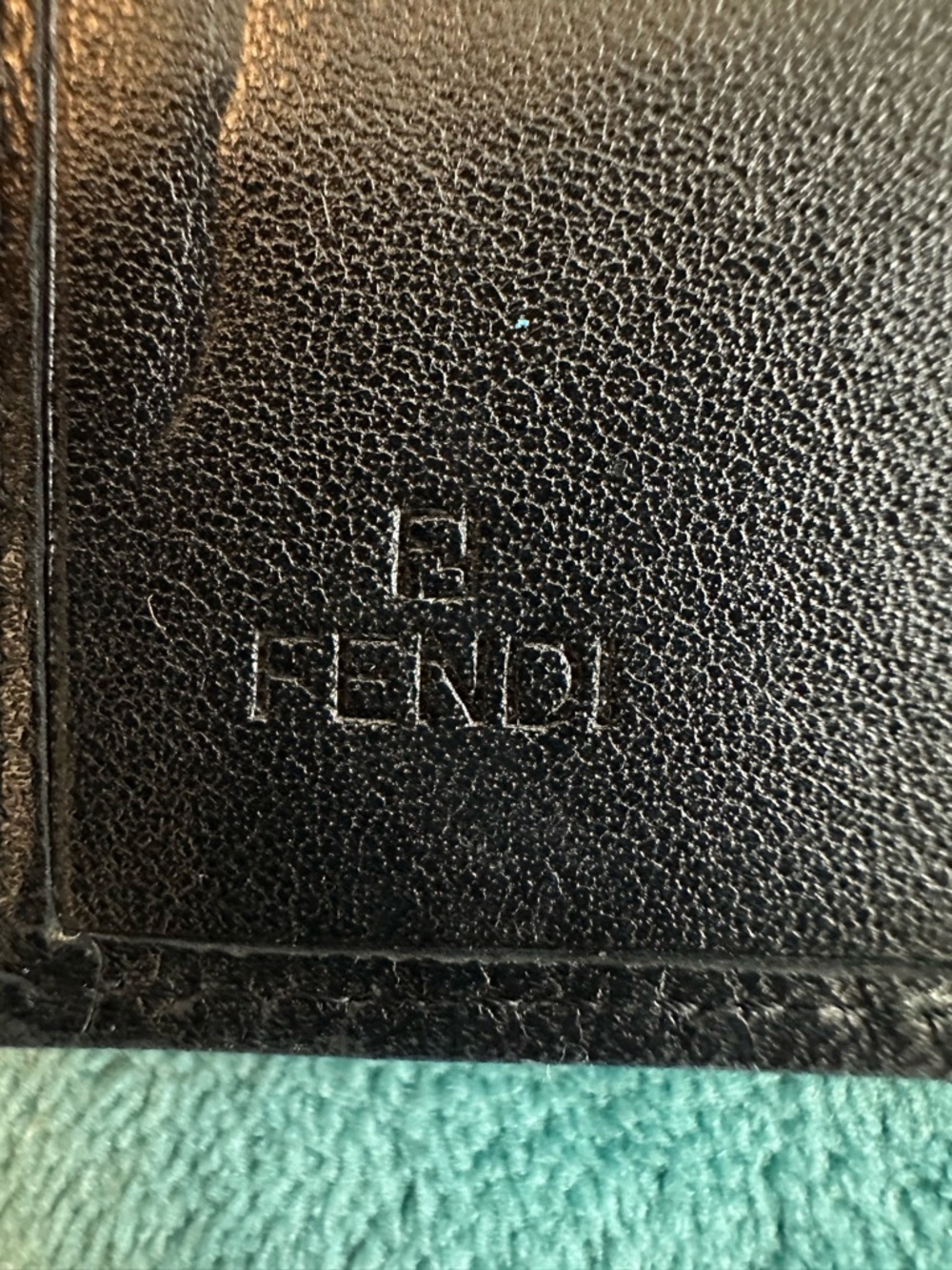 Fendi Zucca Wallet Brown FF Monogram Canvas Black Leather Snap Wallet - Picture 3 of 15